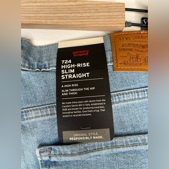 Levi’s 724 high rise slim straight , sz 31 - Picture 10 of 12